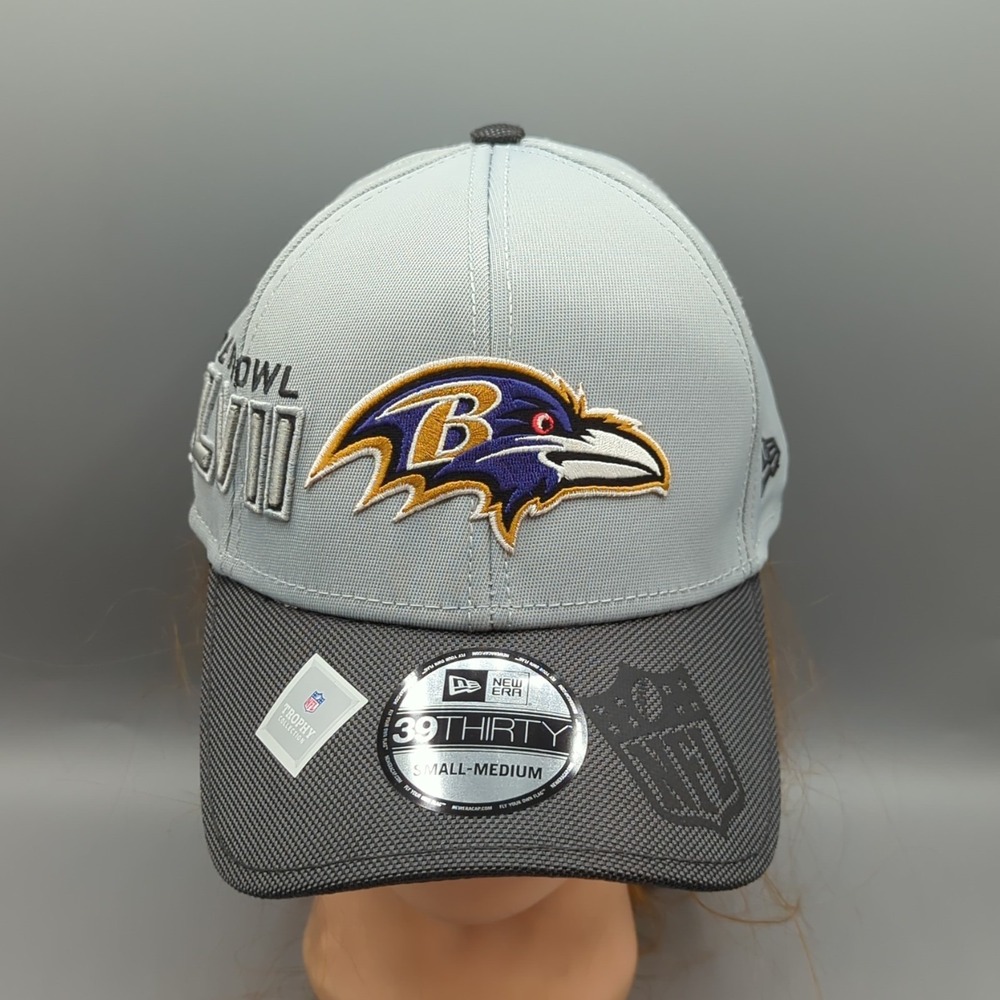 Baltimore Ravens Super Bowl XLVII Champions Hat Cap New Era 39Thirty Fitted S-M
